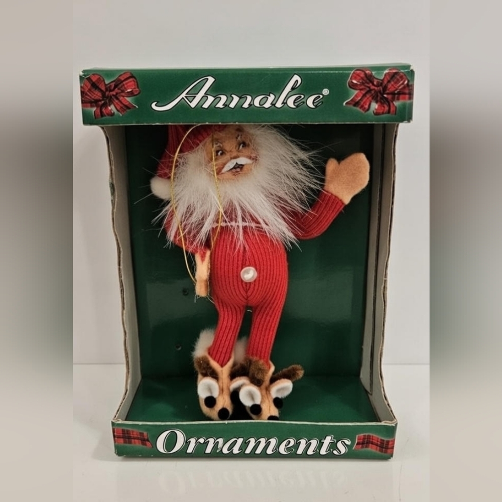 Annalee Christmas Santa Ornament